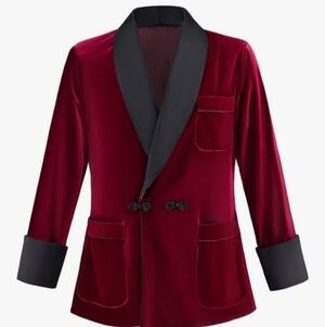 Hugh Hefner Style Smoking Jacket